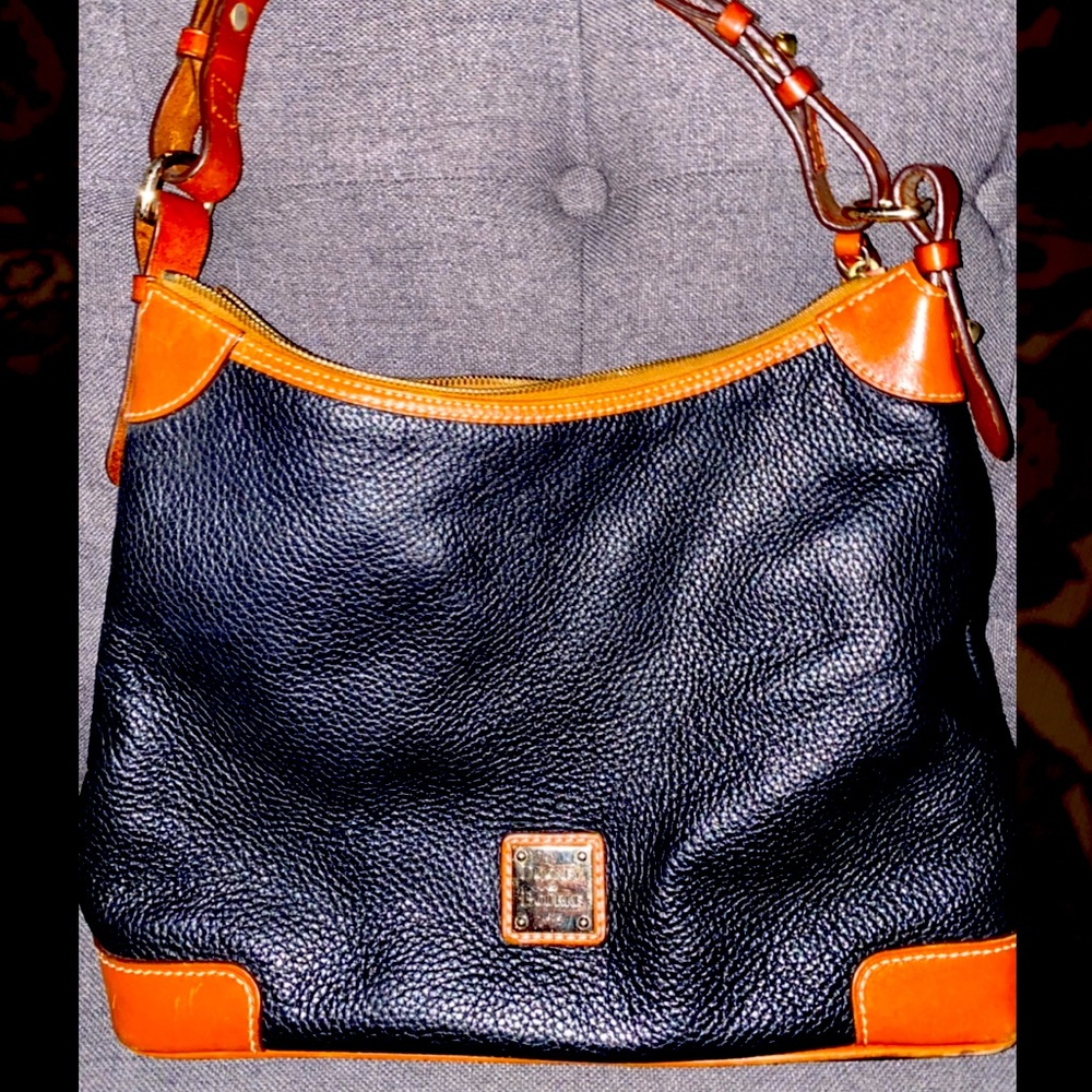 Dooney and Burke Black Leather Handbag